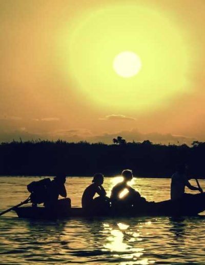 Amazon jungle tour highlight - spectacular sunsets over the Amazon River